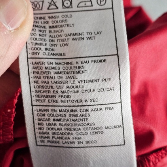 Vintage Nike Zip Up Jacket Windbreaker Mens Size Large Red - Picture 9 of 10